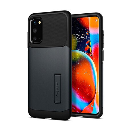 Image numéro 2 de Étui Spigen Slim Armor (fini métallique) pour Samsung Galaxy S20 5G