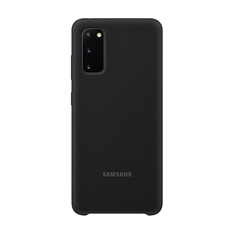 Image 1 of Samsung Silicone Cover (black) for Samsung Galaxy S20 5G