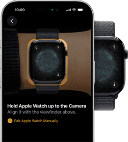 Apple Watch pairing screen