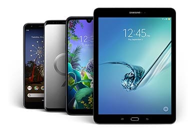 Trade in your device and get a minimum $100 towards a new one.