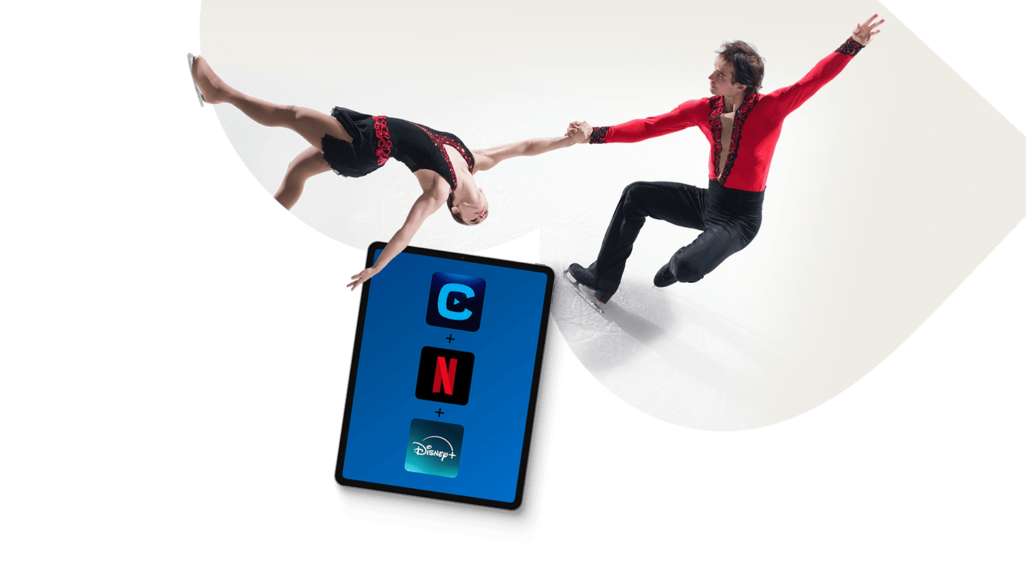 Crave + Netflix +Disney+