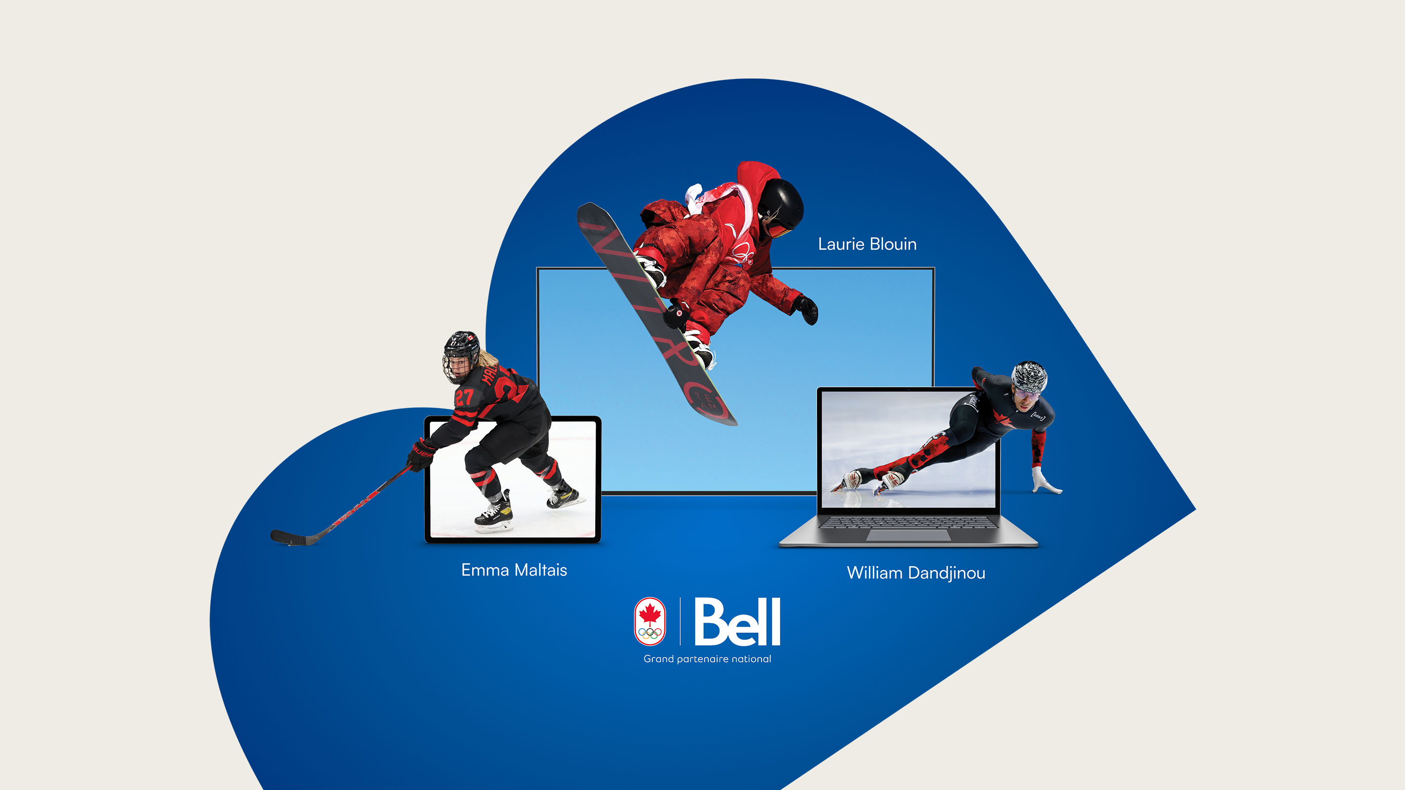 Laurie Blouin | Emma Maltais | William Dandjinou - Grand partenaire national