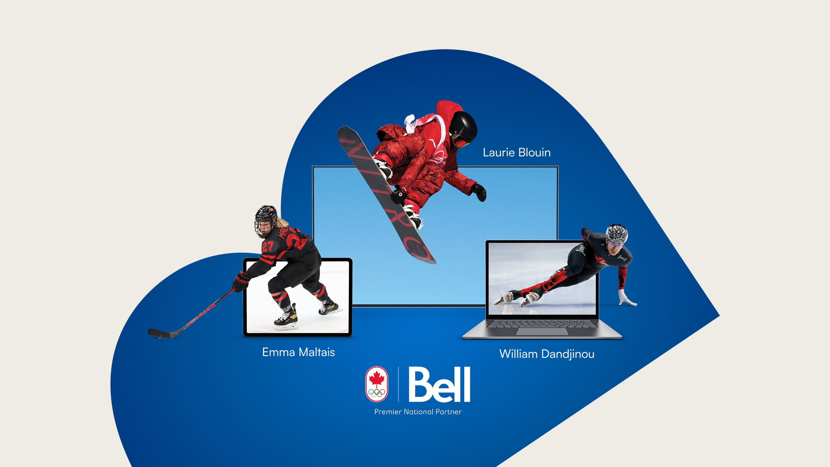 Laurie Blouin | Emma Maltais | William Dandjinou - Bell Premiere National Partner
