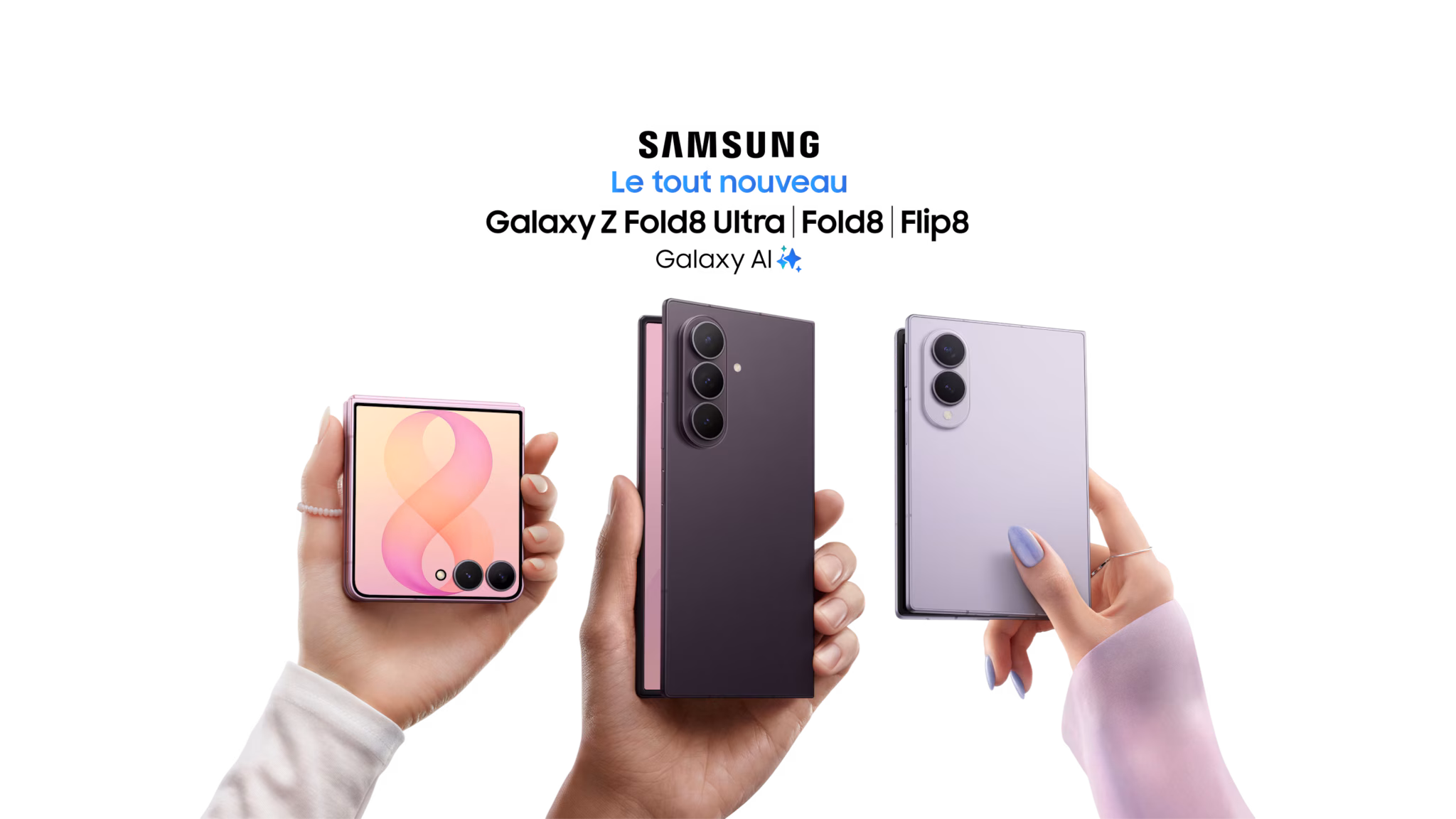 Samsung Galaxy Z Fold 8 Ultra et Fold 8, avec Galaxy AI