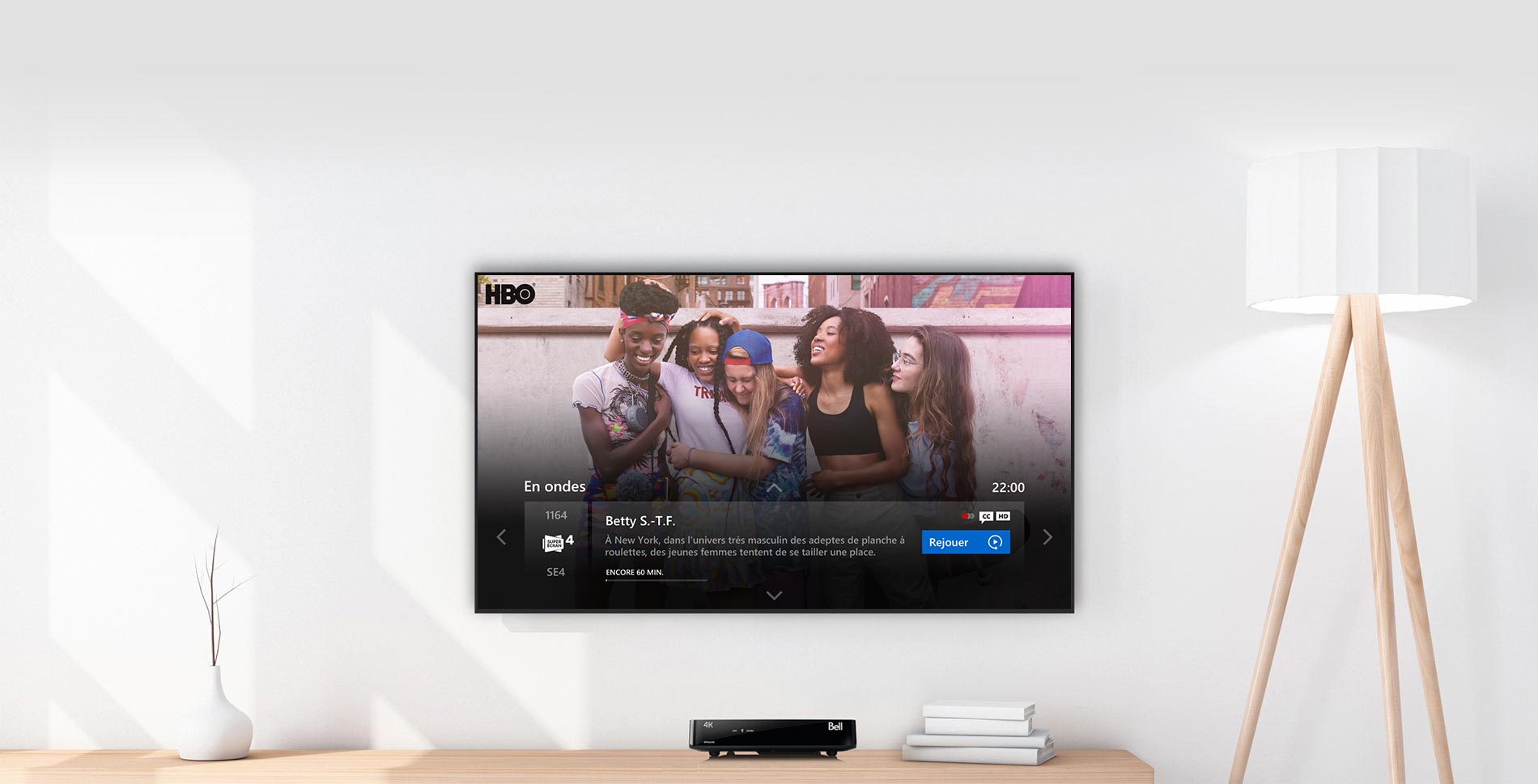 tv and receiver