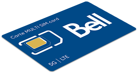 Cartes SIM - Dispositifs, Bell Mobilité