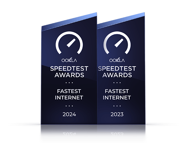 Most awarded Internet provider.