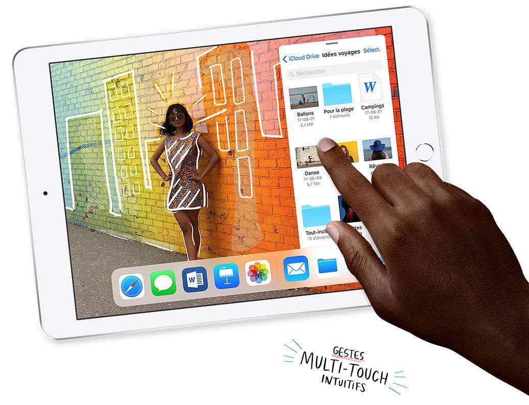 Gestes multi-touch intuitifs