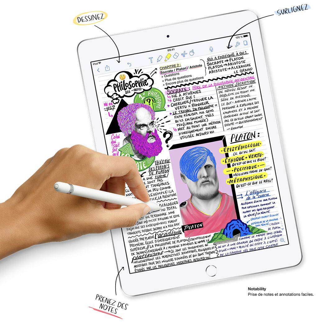 Notability. Prises de notes et annotations faciles. Dessinez, surlignez et prenez des notes.