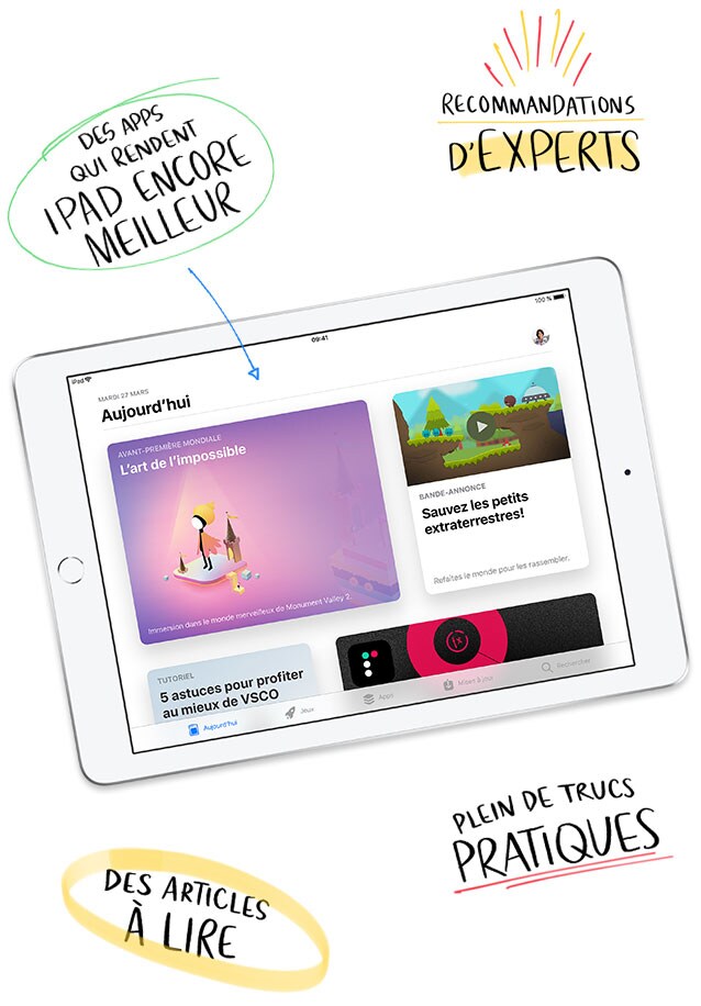 Des apps qui rendent iPad encore meilleur. Recommandations d’experts, articles à lire et plein de trucs pratiques.