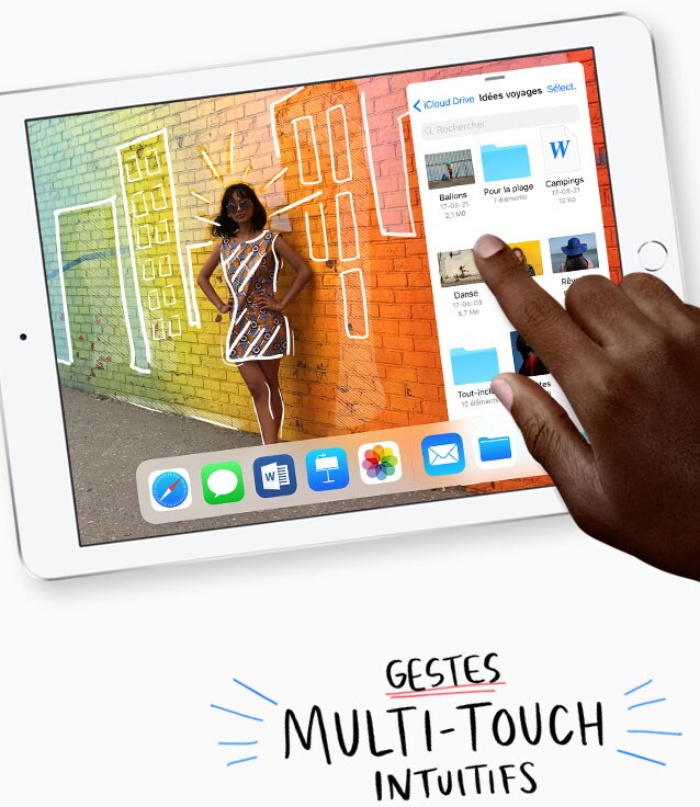 Gestes multi-touch intuitifs