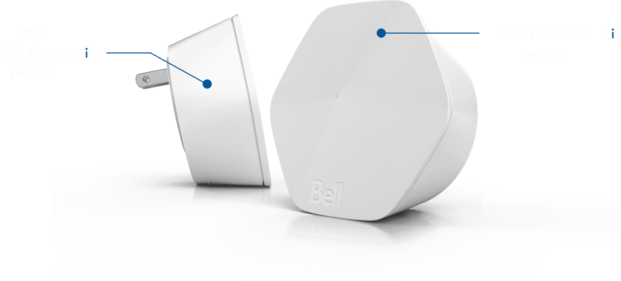 Enhance your Wi-Fi with Bell Wi-Fi pods