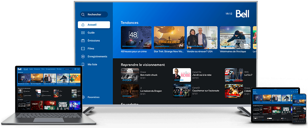 Appli Télé Fibe