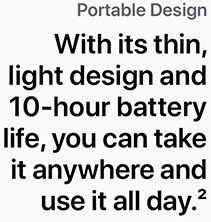 Portable Design.