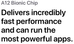 A12 Bionic Chip.