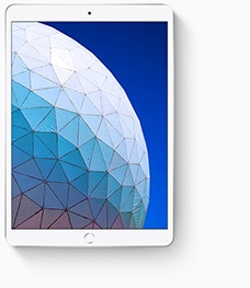 Front view of iPad Air 3.