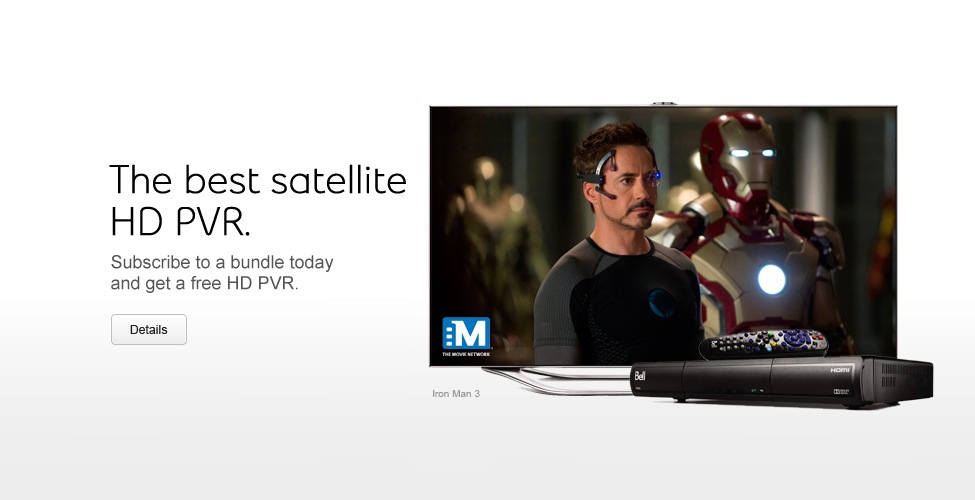 HD receivers Satellite TV receivers Bell Canada