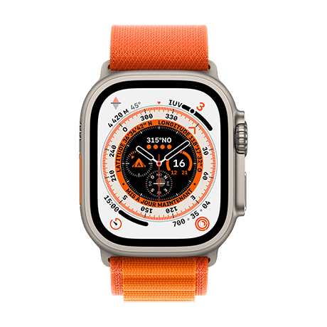 Apple Watch Ultra - boîtier en titane