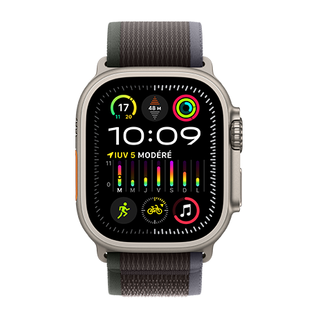 Apple Watch Ultra 2 bo tier en titane bracelet Sentier M G