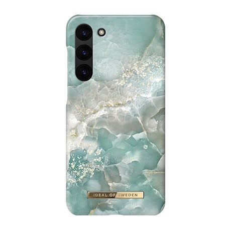 Étui imprimé iDeal of Sweden (motif marbré azura) pour Samsung Galaxy S23