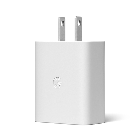 Google 30W USB-C PD wall charger (white)