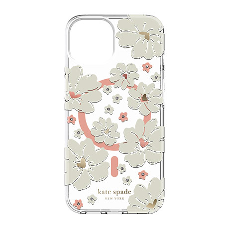 Kate Spade hardshell case with MagSafe - Classic Peony | iPhone 14 | Bell