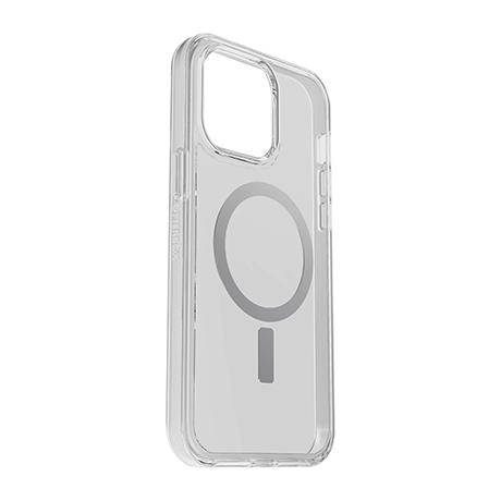 View image 2 of OtterBox Symmetry Plus case (clear) for iPhone 14 Pro Max