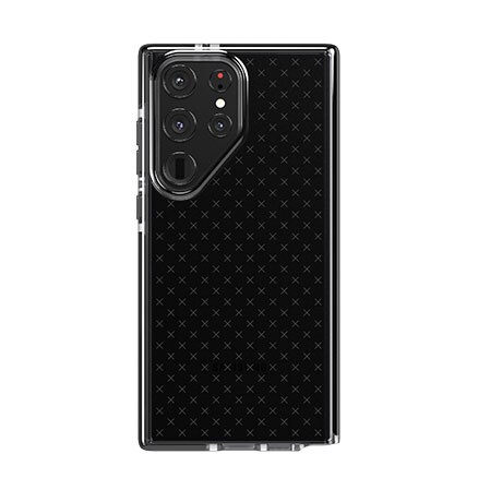 Étui Evo Check de Tech21 (fumée/noir) pour Samsung Galaxy S23 Ultra