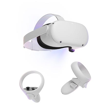 Image 1 of Meta Quest 2 VR headset (128 GB, light grey)