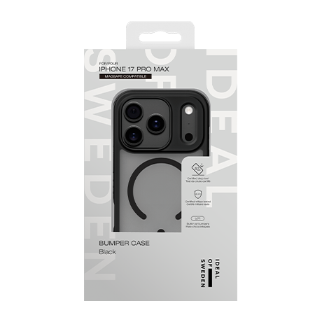 Image numéro 3 de Étui avec coussinets iDeal of Sweden avec MagSafe (noir) pour iPhone 17 Pro Max