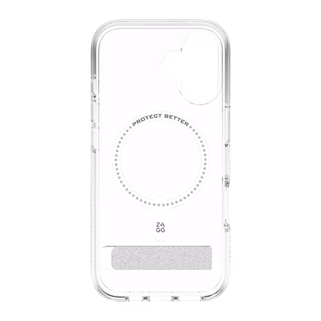 Image 1 of ZAGG Crystal Palace Snap case with kickstand (clear) for iPhone 17
