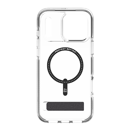 Image 1 of ZAGG Santa Cruz Snap case with kickstand (black) for iPhone 17 Pro Max