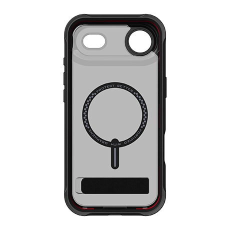 Image 1 of ZAGG Rainier Snap case with kickstand (black) for iPhone Air