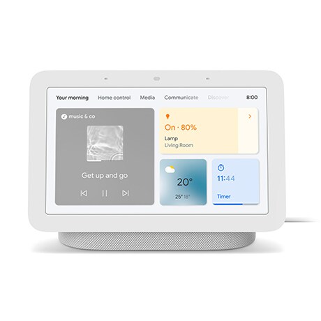 Google Nest Hub de 2e génération (craie)