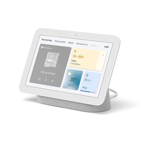 Image numéro 2 de Google Nest Hub de 2e génération (craie)