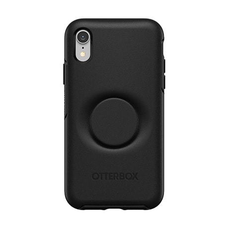 Image 1 of Otter + Pop Symmetry case (black) for iPhone XR