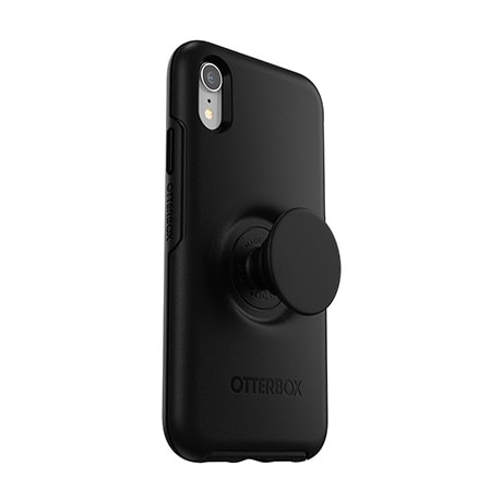 Image 2 of Otter + Pop Symmetry case (black) for iPhone XR