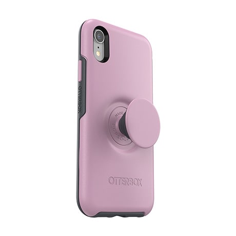 Image numéro 2 de Étui Otter + Pop Symmetry pour iPhone XR (mauve/gris)