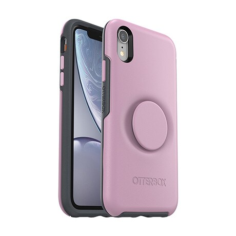 Image numéro 3 de Étui Otter + Pop Symmetry pour iPhone XR (mauve/gris)
