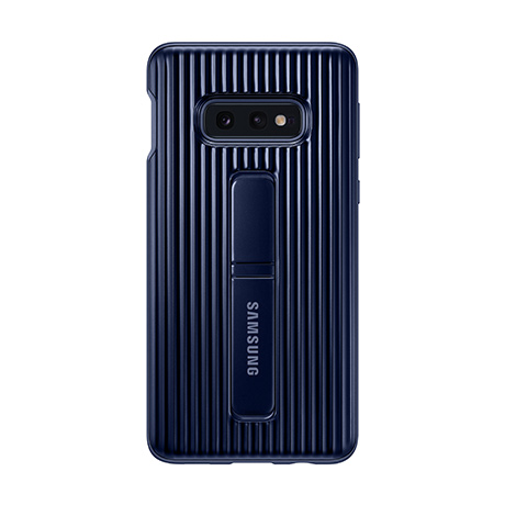 Image numéro 1 de Étui à rabat-support de protection de Samsung (bleu) pour Samsung Galaxy S10e