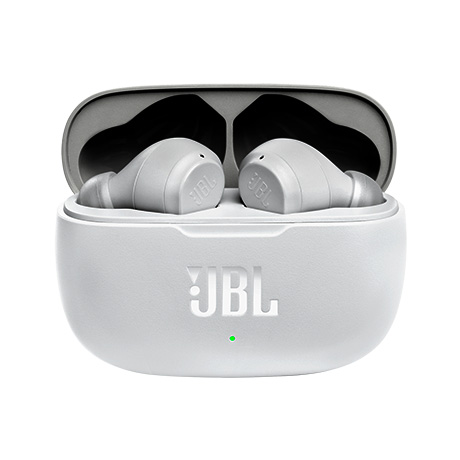 View image 1 of JBL Vibe 200 true wireless earbuds (white)