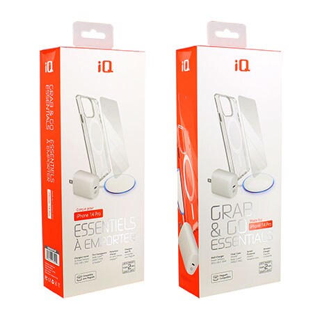 Trousse d’accessoires essentiels iQ pour iPhone 14 Pro
