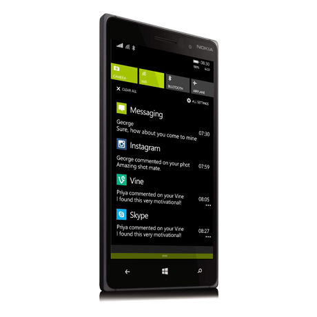 the nokia lumia 830