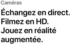 Échangez en direct, filmez en HD et jouez en réalité augmentée avec les caméras d’iPad Air 10.