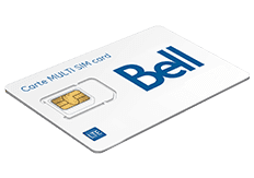 Carte SIM avec forfait mensuel