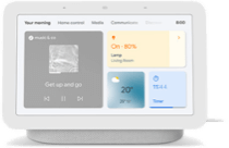 Control smart home devices, keep track of your schedule and stream videos and music.